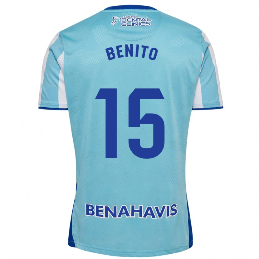 Danxen Kid Iván Benito #15 Sky Blue White Home Jersey 2025/26 T-Shirt