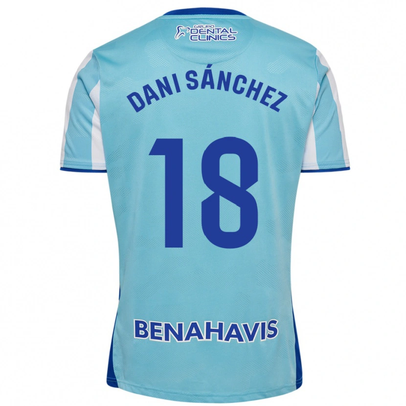 Danxen Kid Dani Sánchez #18 Sky Blue White Home Jersey 2025/26 T-Shirt
