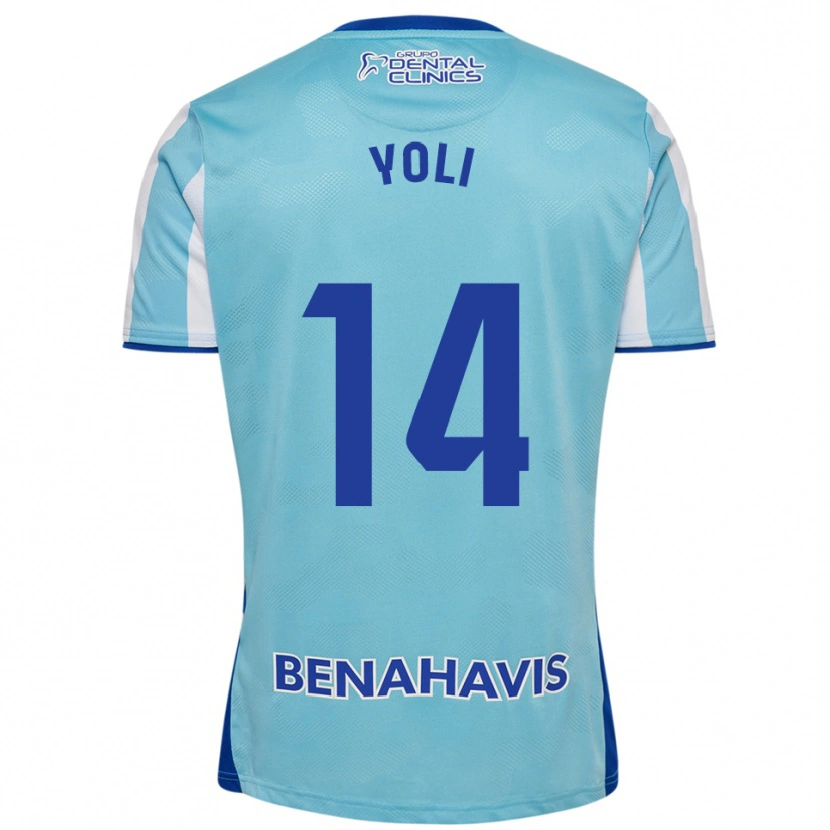 Danxen Kid Yolanda Peche Jaaskelainen #14 Sky Blue White Home Jersey 2025/26 T-Shirt