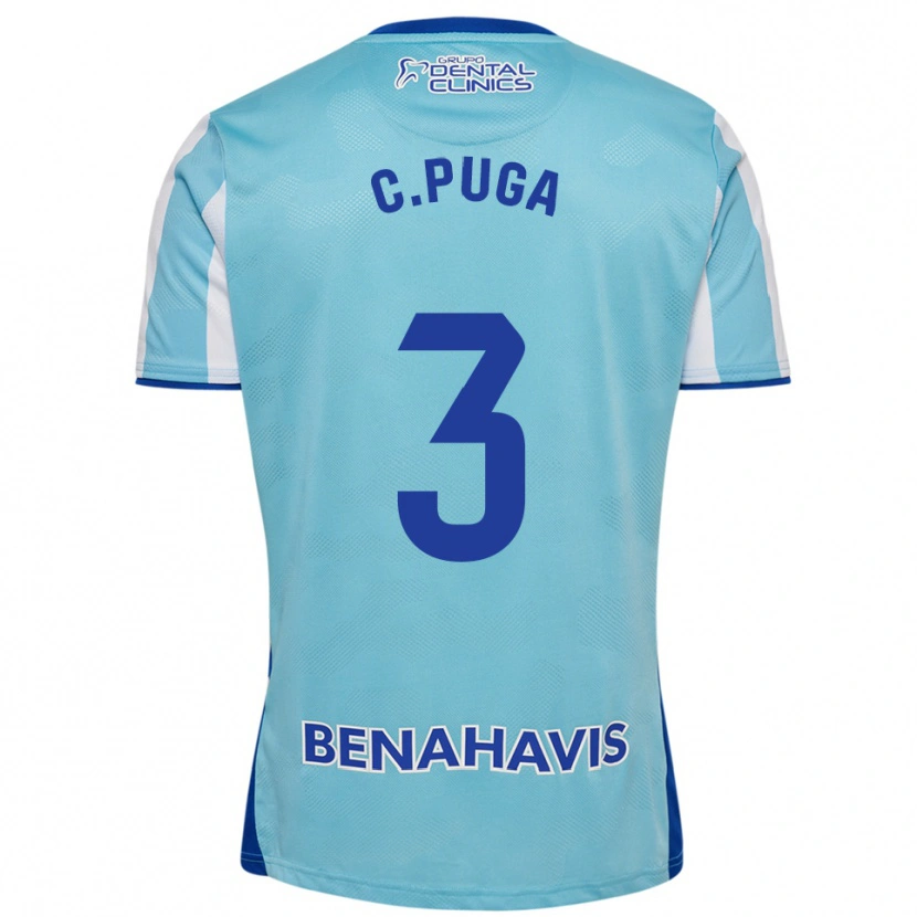 Danxen Kid Carlos Puga #3 Sky Blue White Home Jersey 2025/26 T-Shirt