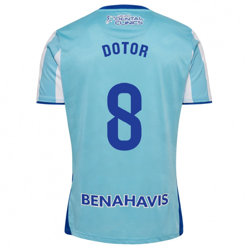 Danxen Kid Carlos Dotor #8 Sky Blue White Home Jersey 2025/26 T-Shirt