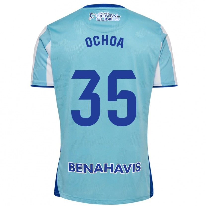 Danxen Kid Aarón Ochoa #35 Sky Blue White Home Jersey 2025/26 T-Shirt