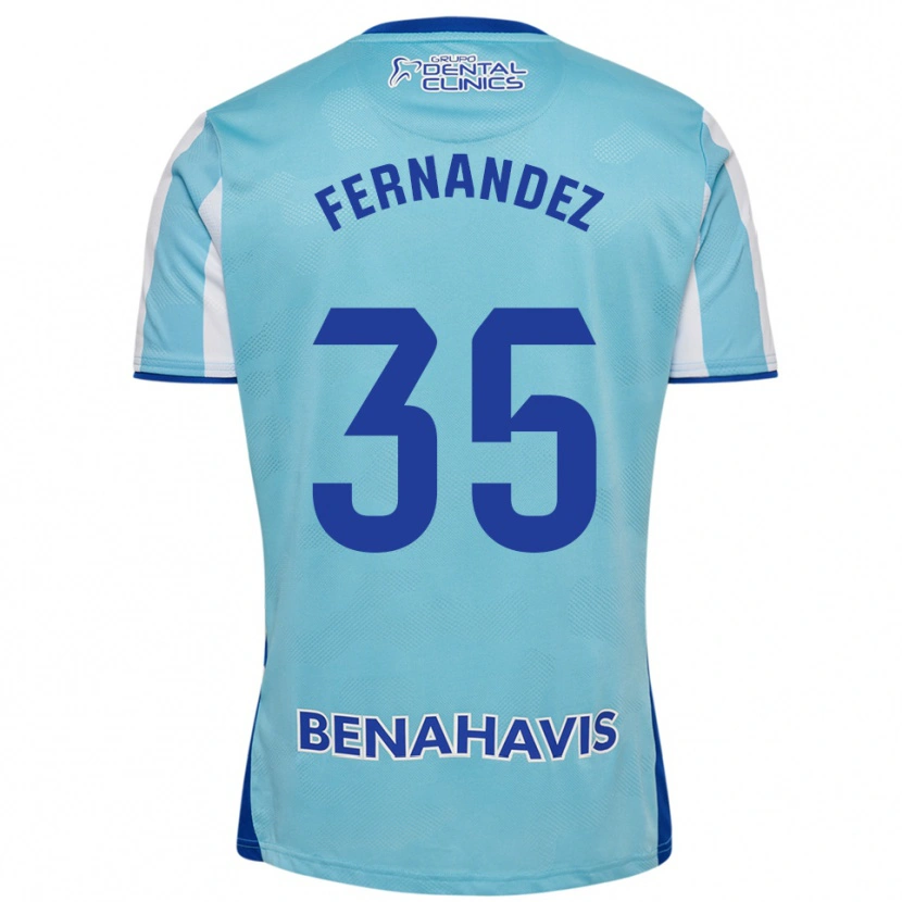 Danxen Kid Inés Fernández #35 Sky Blue White Home Jersey 2025/26 T-Shirt
