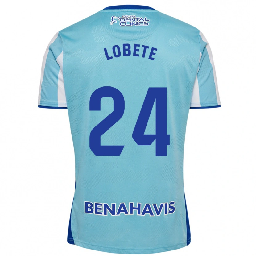 Danxen Kid Julen Lobete #24 Sky Blue White Home Jersey 2025/26 T-Shirt