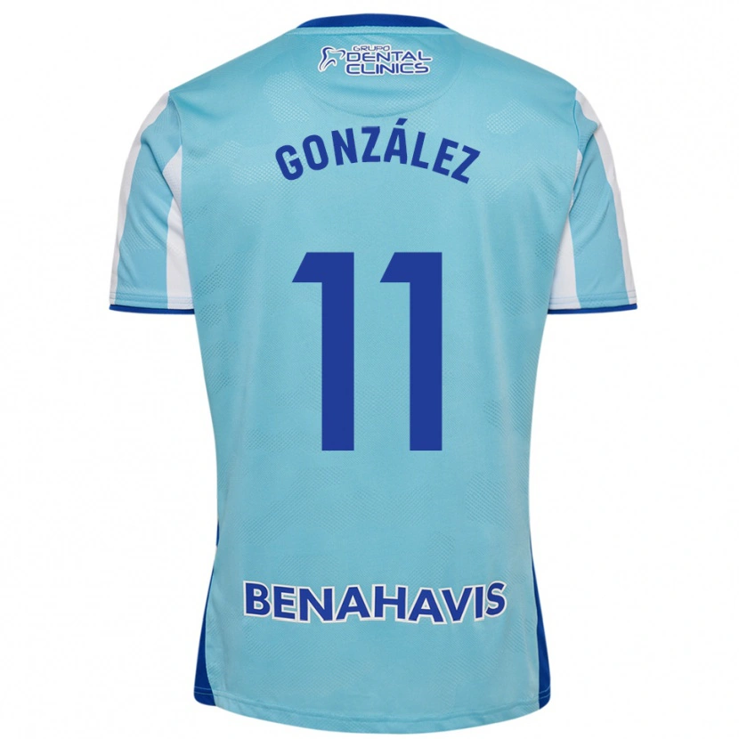 Danxen Kid Óscar González #11 Sky Blue White Home Jersey 2025/26 T-Shirt