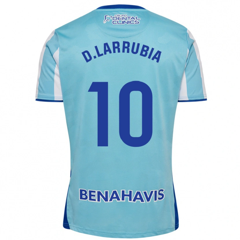 Danxen Kid David Larrubia #10 Sky Blue White Home Jersey 2025/26 T-Shirt