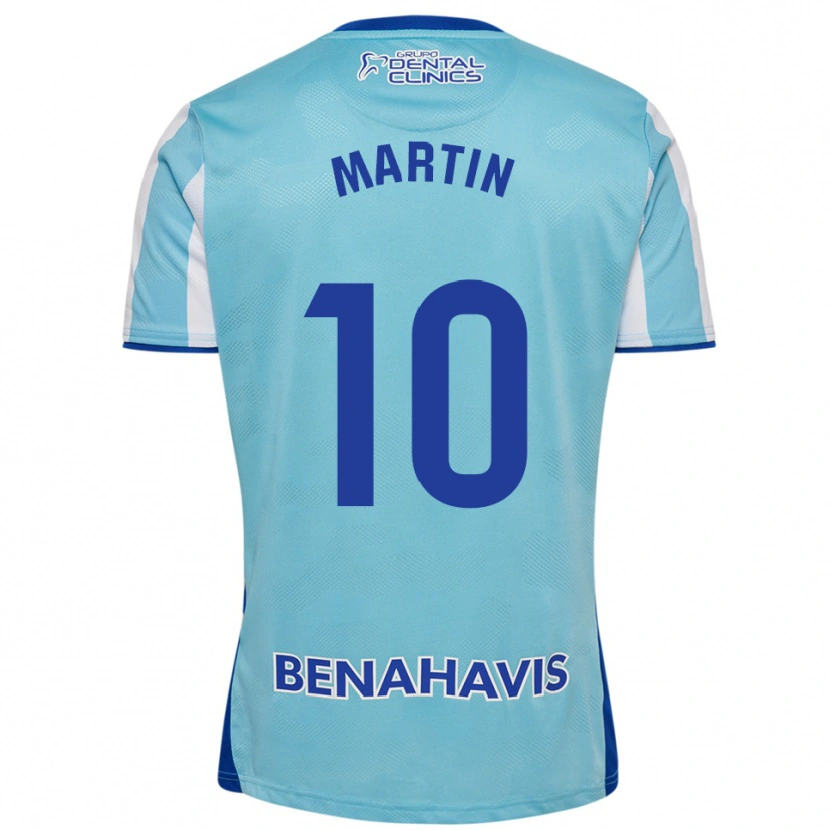 Danxen Kid Jesús Martín #10 Sky Blue White Home Jersey 2025/26 T-Shirt