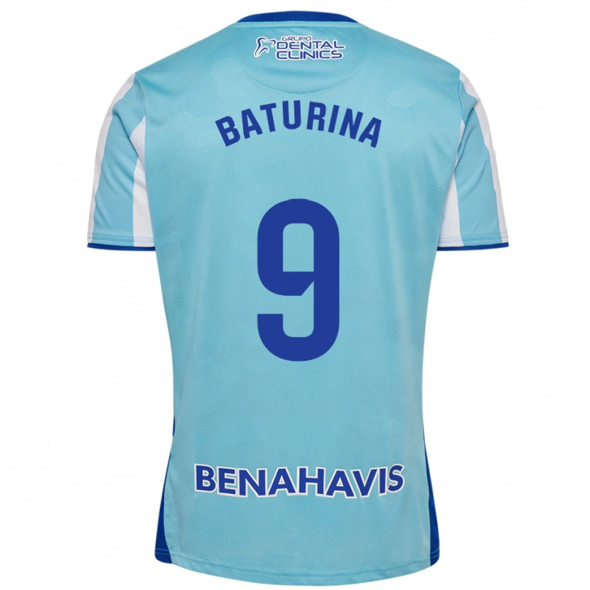 Danxen Kid Roko Baturina #9 Sky Blue White Home Jersey 2025/26 T-Shirt