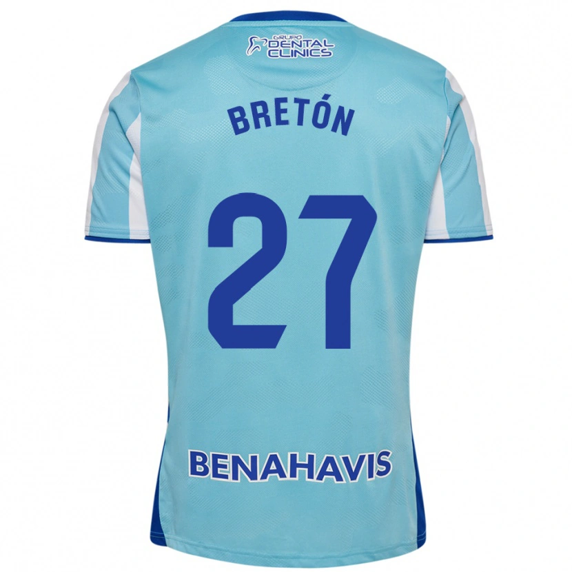 Danxen Kid Lucas Bretón #27 Sky Blue White Home Jersey 2025/26 T-Shirt