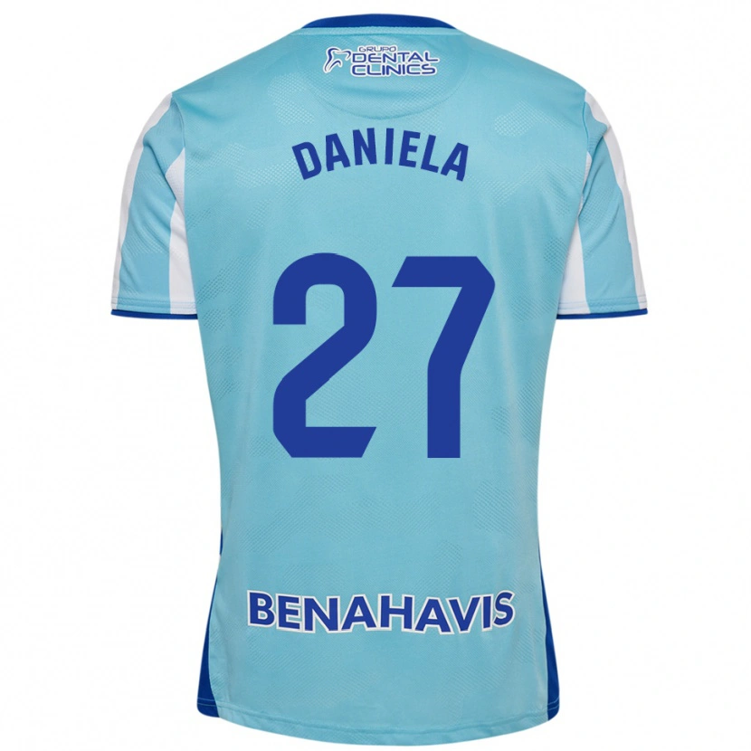 Danxen Kid Daniela Sáenz Parra #27 Sky Blue White Home Jersey 2025/26 T-Shirt