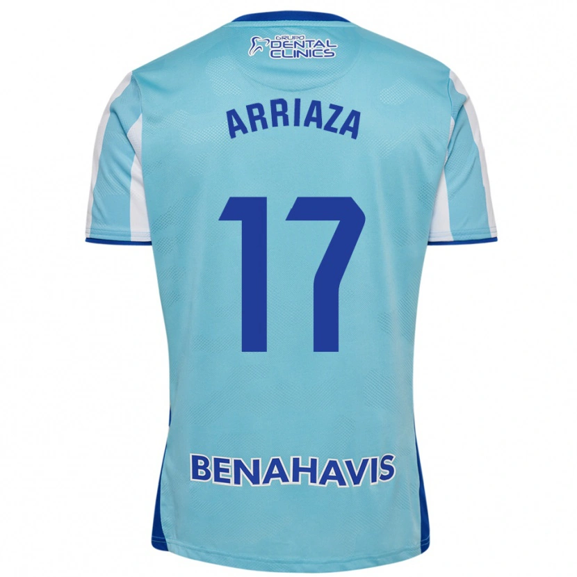 Danxen Kid Pablo Arriaza #17 Sky Blue White Home Jersey 2025/26 T-Shirt