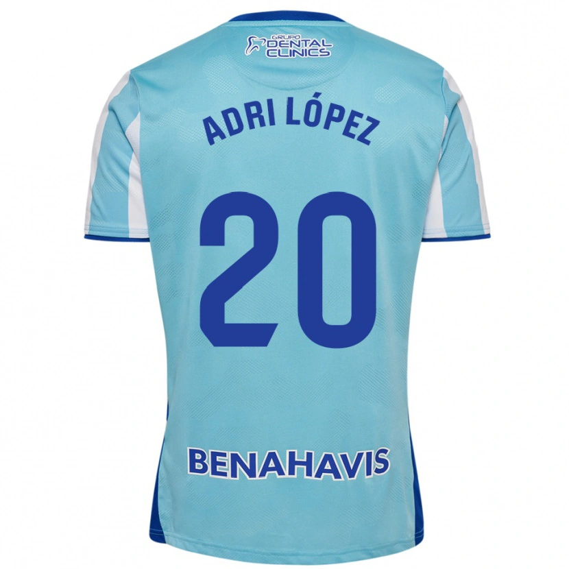 Danxen Kid Adri López #20 Sky Blue White Home Jersey 2025/26 T-Shirt