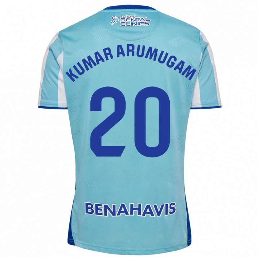 Danxen Kid Suk Kumar Arumugam #20 Sky Blue White Home Jersey 2025/26 T-Shirt