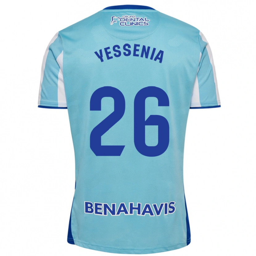 Danxen Kid Yessenia Alcaide Martin #26 Sky Blue White Home Jersey 2025/26 T-Shirt