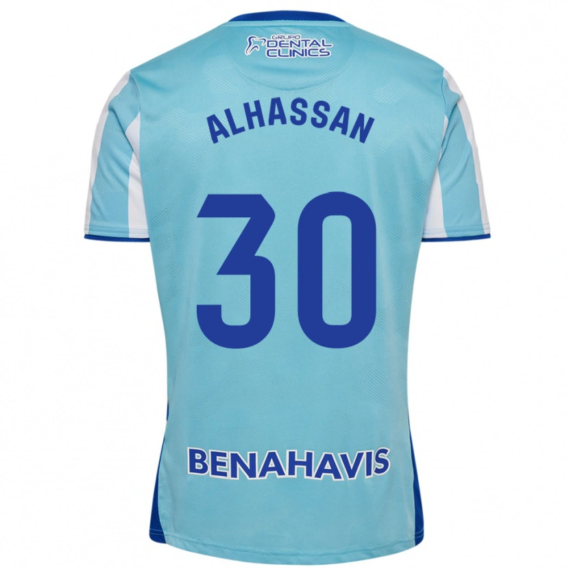 Danxen Kid Mubarak Alhassan #30 Sky Blue White Home Jersey 2025/26 T-Shirt