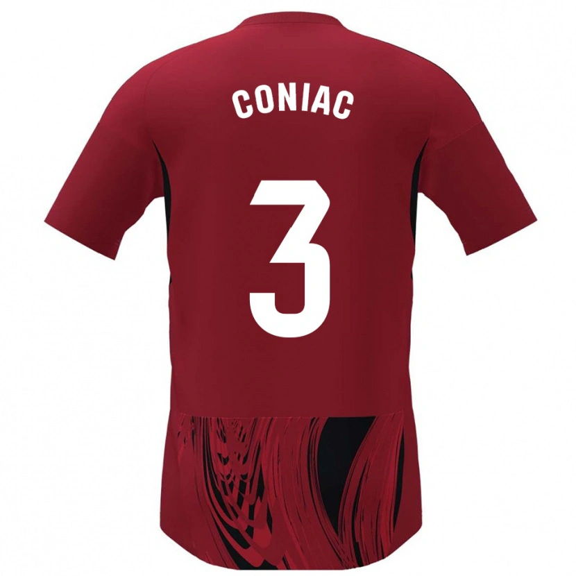 Danxen Kid Edu Coniac #3 Red Black Home Jersey 2025/26 T-Shirt