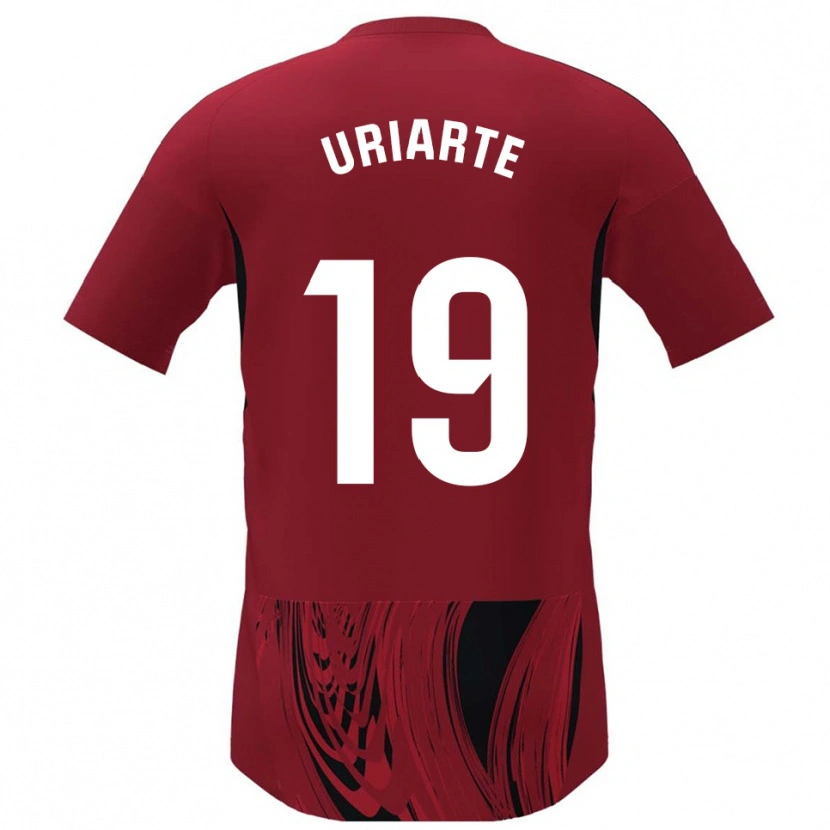 Danxen Kid Aritz Uriarte #19 Red Black Home Jersey 2025/26 T-Shirt