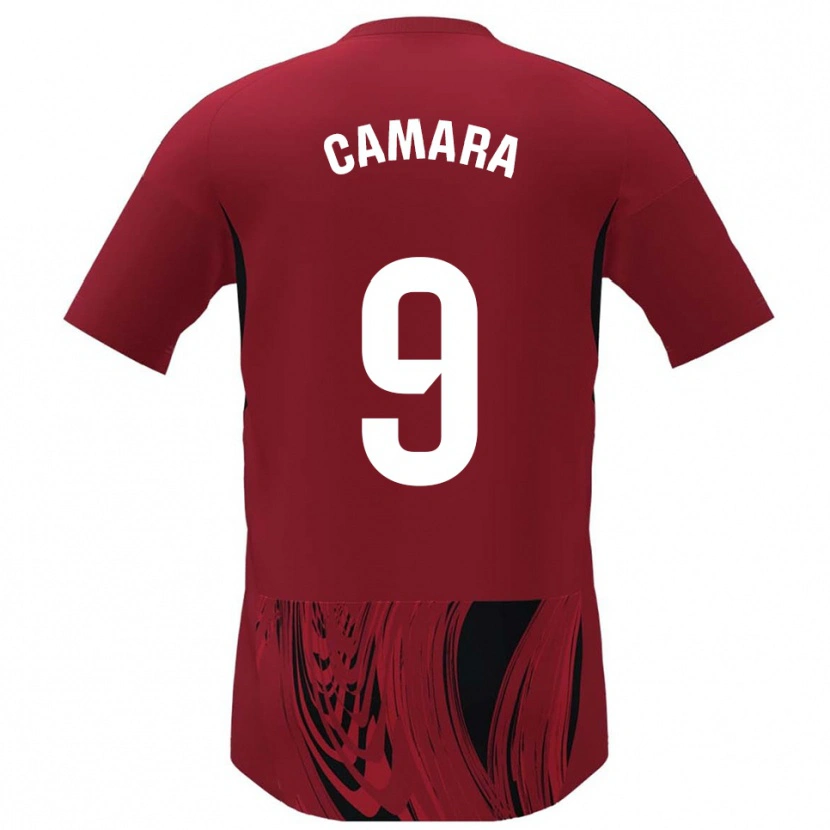 Danxen Kid Aaron Cámara #9 Red Black Home Jersey 2025/26 T-Shirt