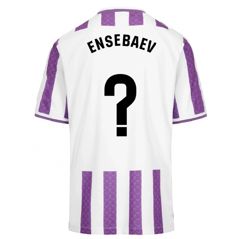 Danxen Kid Mokhammed Ensebaev #0 Purple White Home Jersey 2025/26 T-Shirt