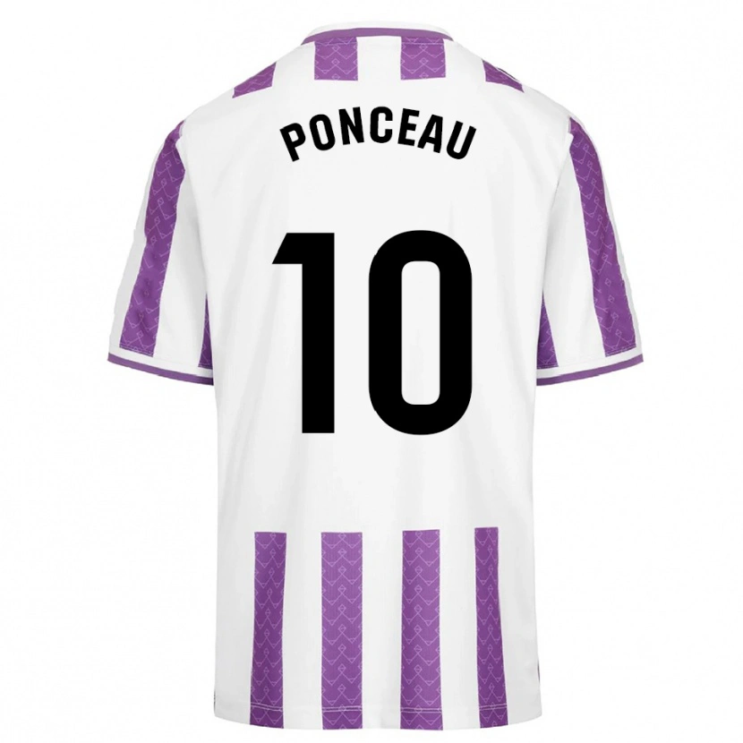 Danxen Kid Julien Ponceau #10 Purple White Home Jersey 2025/26 T-Shirt