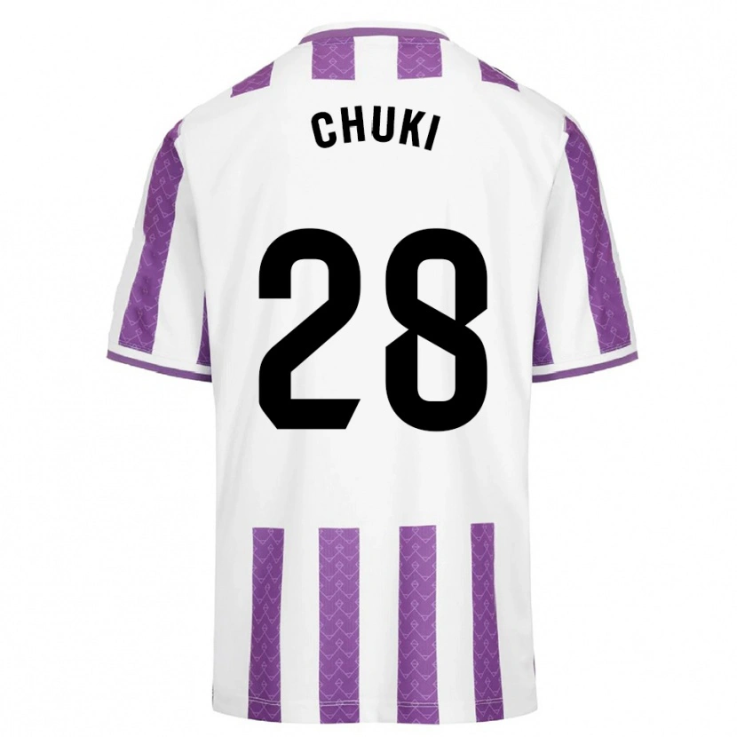 Danxen Kid Chuki #28 Purple White Home Jersey 2025/26 T-Shirt