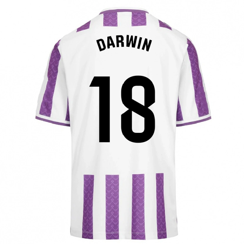 Danxen Kid Darwin Machís #18 Purple White Home Jersey 2025/26 T-Shirt