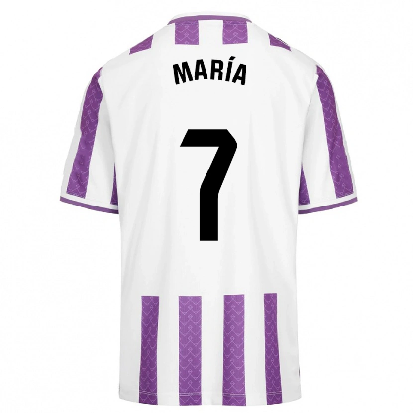 Danxen Kid María González Bombín #7 Purple White Home Jersey 2025/26 T-Shirt