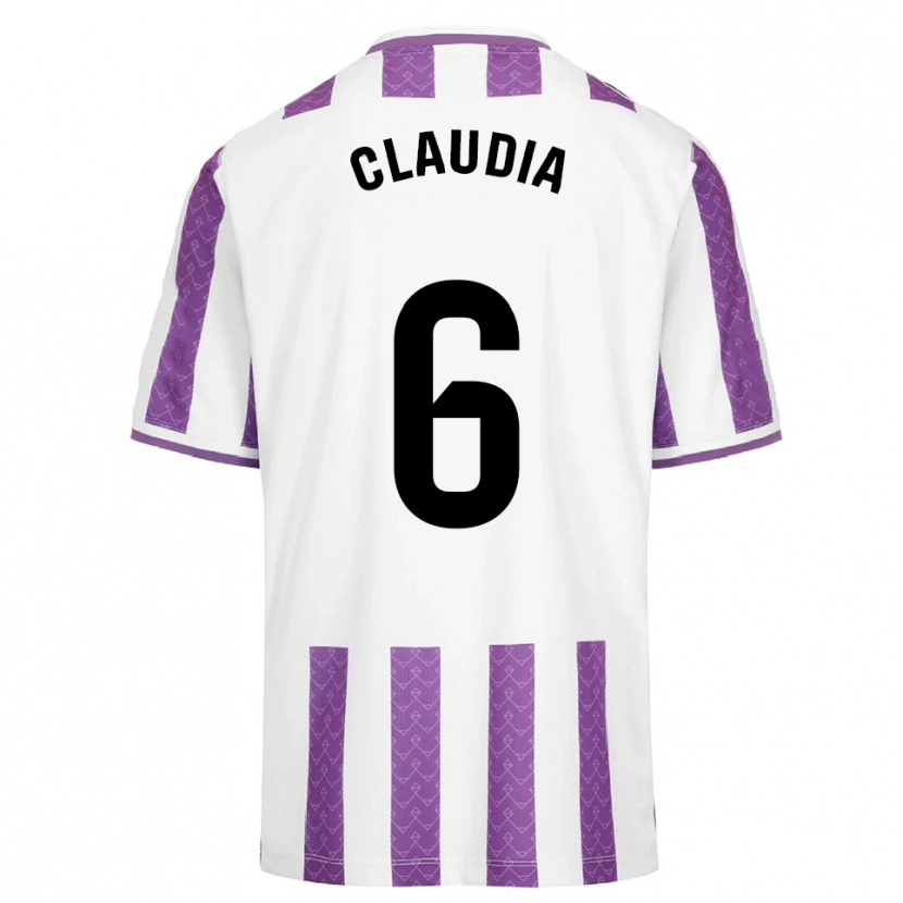 Danxen Kid Claudia Gómez Villagrá #6 Purple White Home Jersey 2025/26 T-Shirt