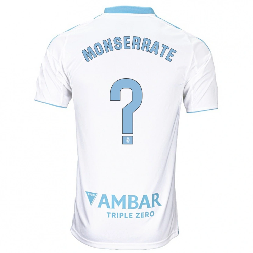 Danxen Kid Jano Monserrate #0 White Sky Blue Home Jersey 2025/26 T-Shirt