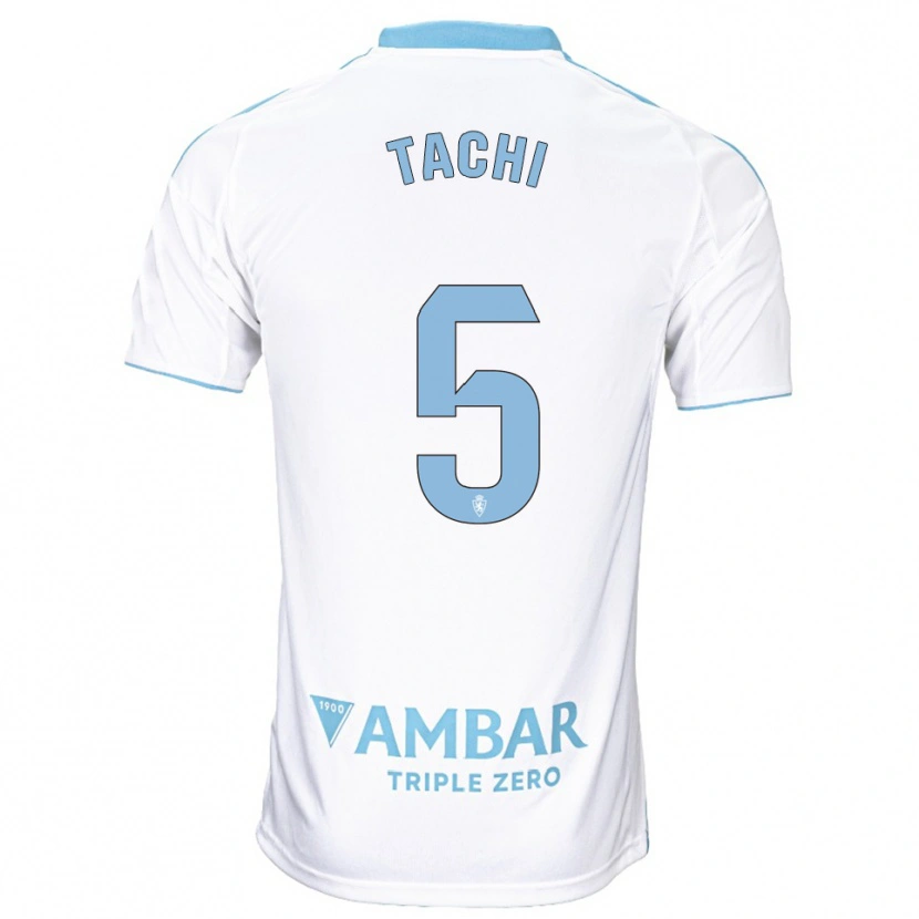 Danxen Kid Tachi #5 White Sky Blue Home Jersey 2025/26 T-Shirt
