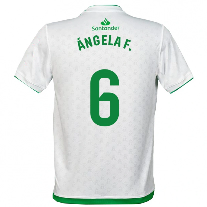 Danxen Kid Ángela Fernández Fraile #6 Green White Home Jersey 2025/26 T-Shirt