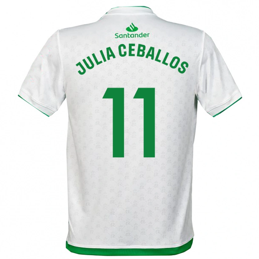 Danxen Kid Julia Ceballos Carrancio #11 Green White Home Jersey 2025/26 T-Shirt