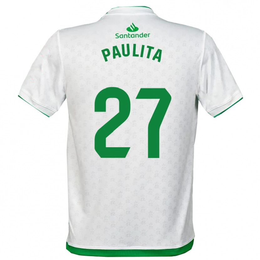Danxen Kid Paula García Hontañón #27 Green White Home Jersey 2025/26 T-Shirt