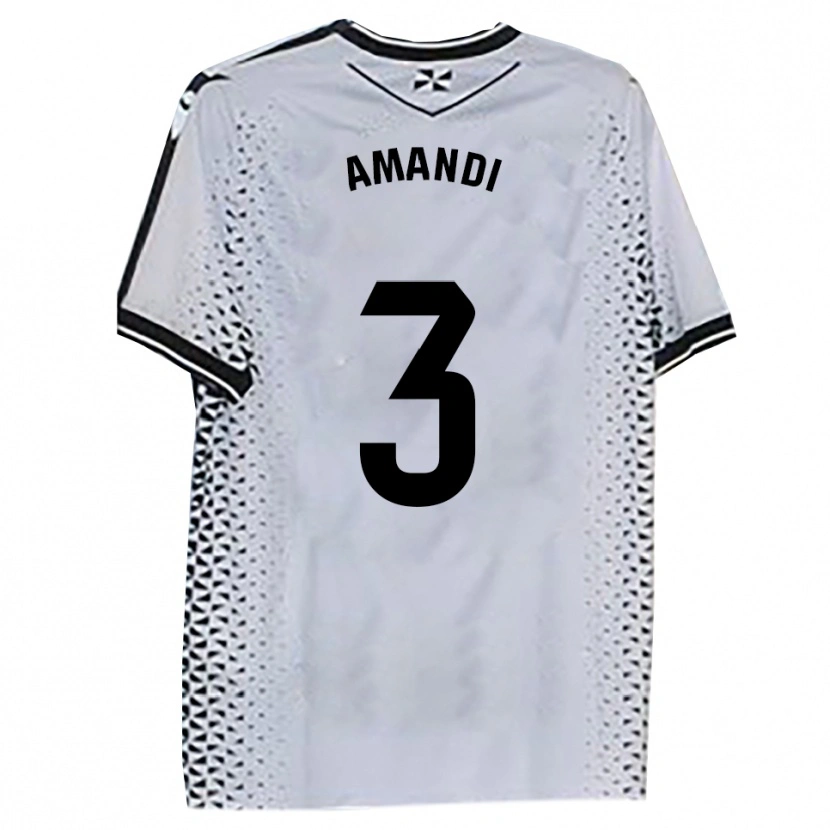 Danxen Kid Iván Tomás #3 White Black Home Jersey 2025/26 T-Shirt
