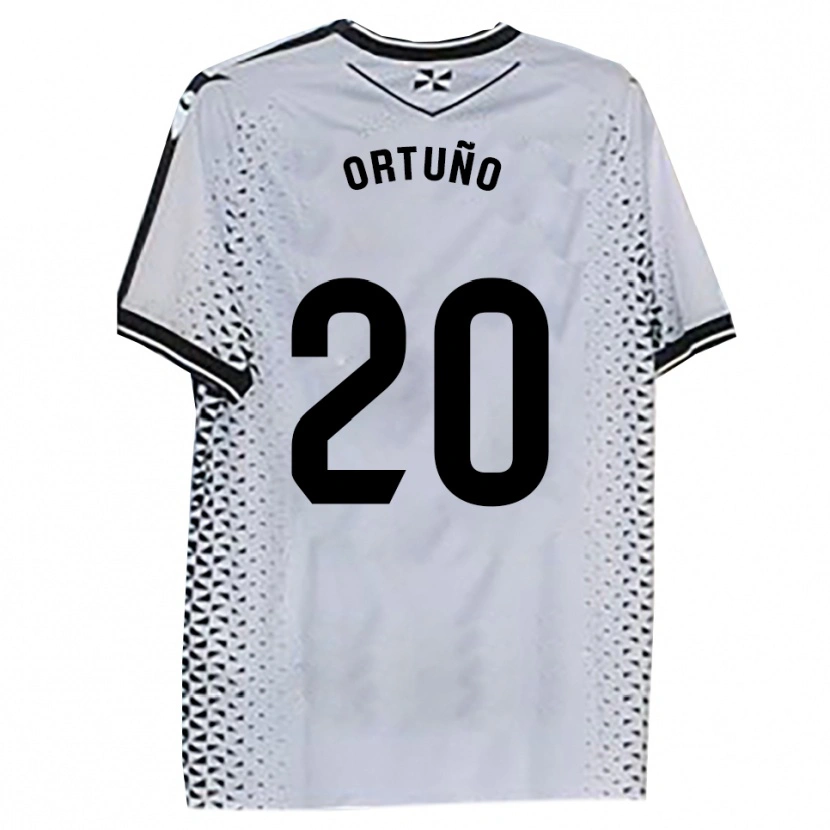 Danxen Kid Juanto Ortuño #20 White Black Home Jersey 2025/26 T-Shirt