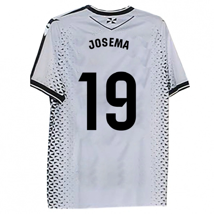 Danxen Kid Josema #19 White Black Home Jersey 2025/26 T-Shirt