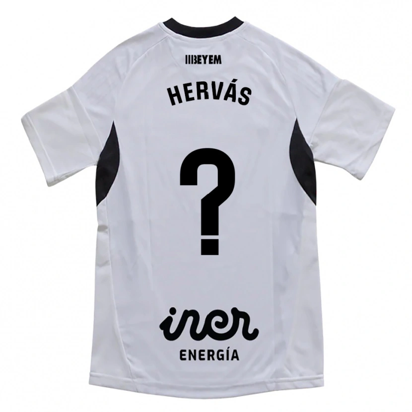 Danxen Kid Mario Hervás #0 White Purple Home Jersey 2025/26 T-Shirt