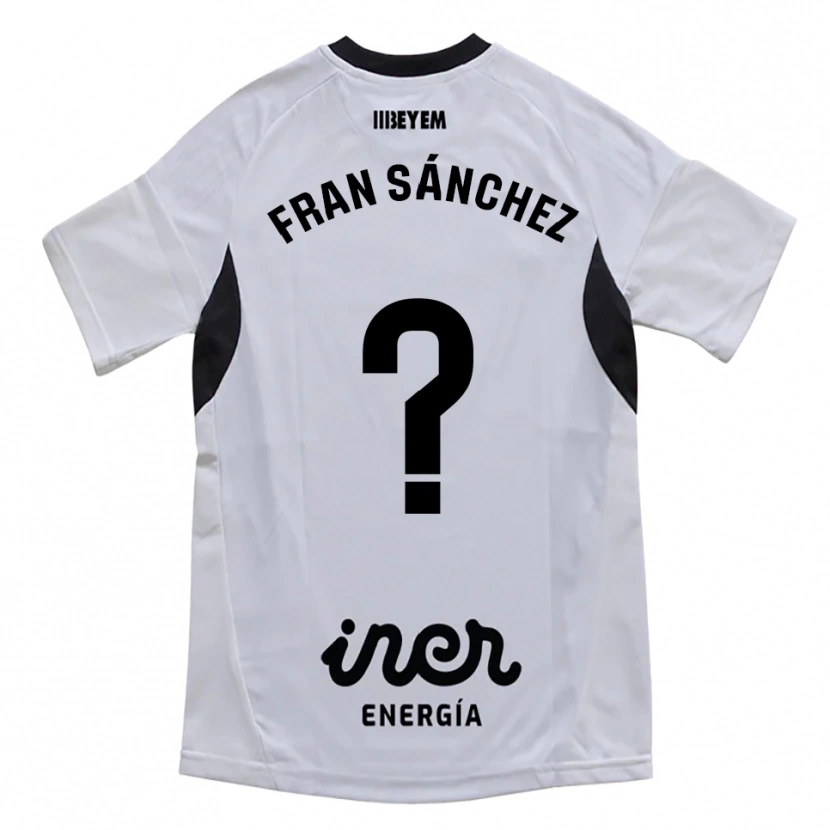 Danxen Kid Fran Sánchez #0 White Purple Home Jersey 2025/26 T-Shirt