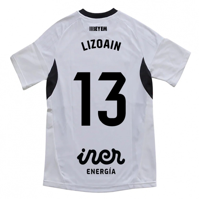 Danxen Kid Raúl Lizoain #13 White Purple Home Jersey 2025/26 T-Shirt