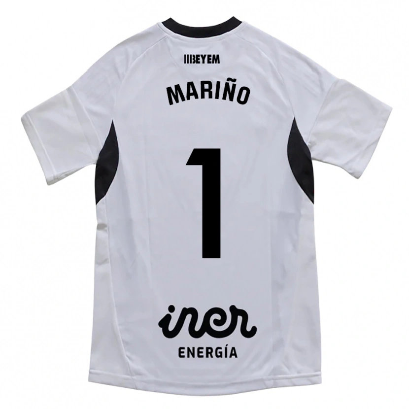 Danxen Kid Diego Mariño #1 White Purple Home Jersey 2025/26 T-Shirt