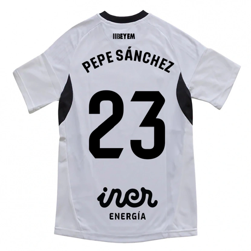 Danxen Kid Pepe Sánchez #23 White Purple Home Jersey 2025/26 T-Shirt