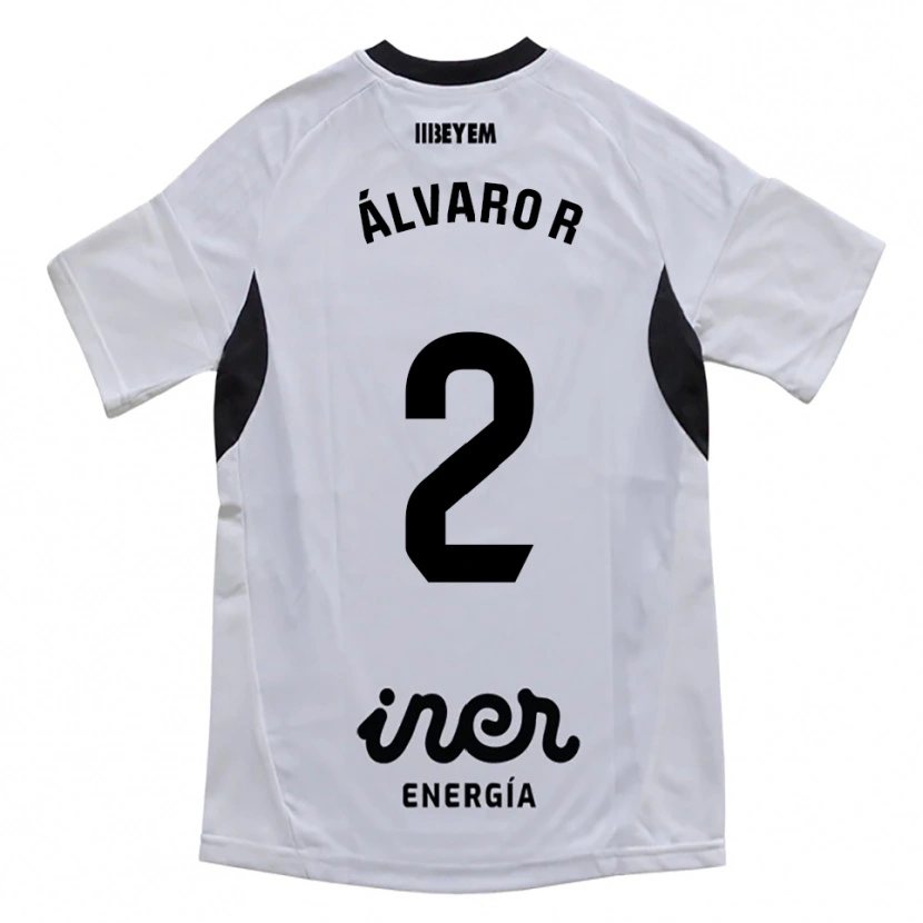 Danxen Kid Álvaro Rodríguez #2 White Purple Home Jersey 2025/26 T-Shirt