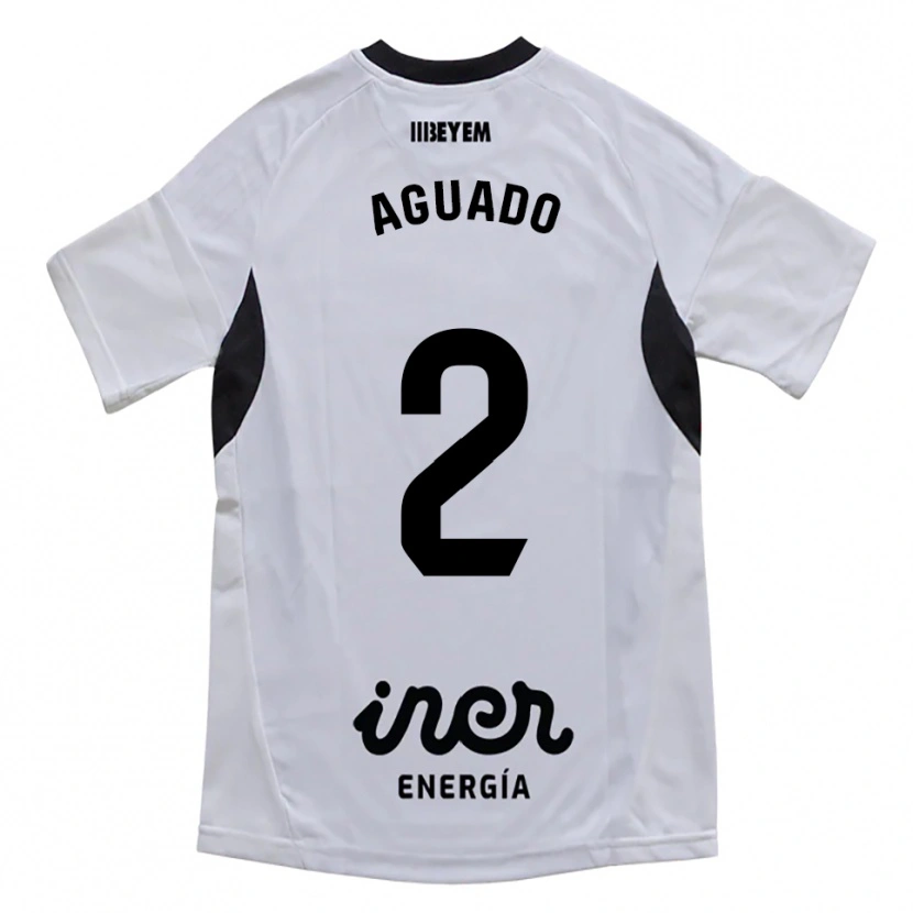 Danxen Kid Lorenzo Aguado #2 White Purple Home Jersey 2025/26 T-Shirt