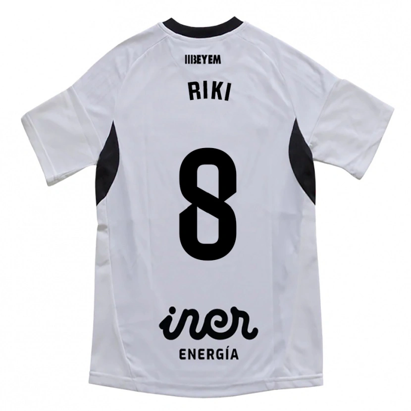 Danxen Kid Riki Rodríguez #8 White Purple Home Jersey 2025/26 T-Shirt