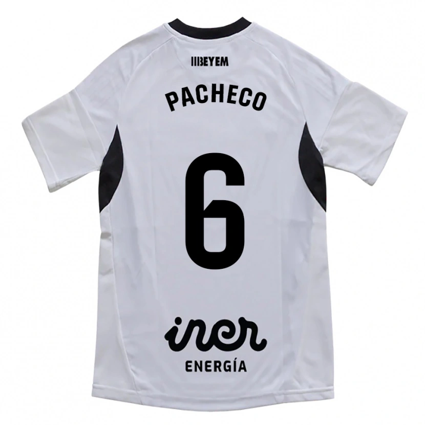 Danxen Kid Antonio Pacheco #6 White Purple Home Jersey 2025/26 T-Shirt