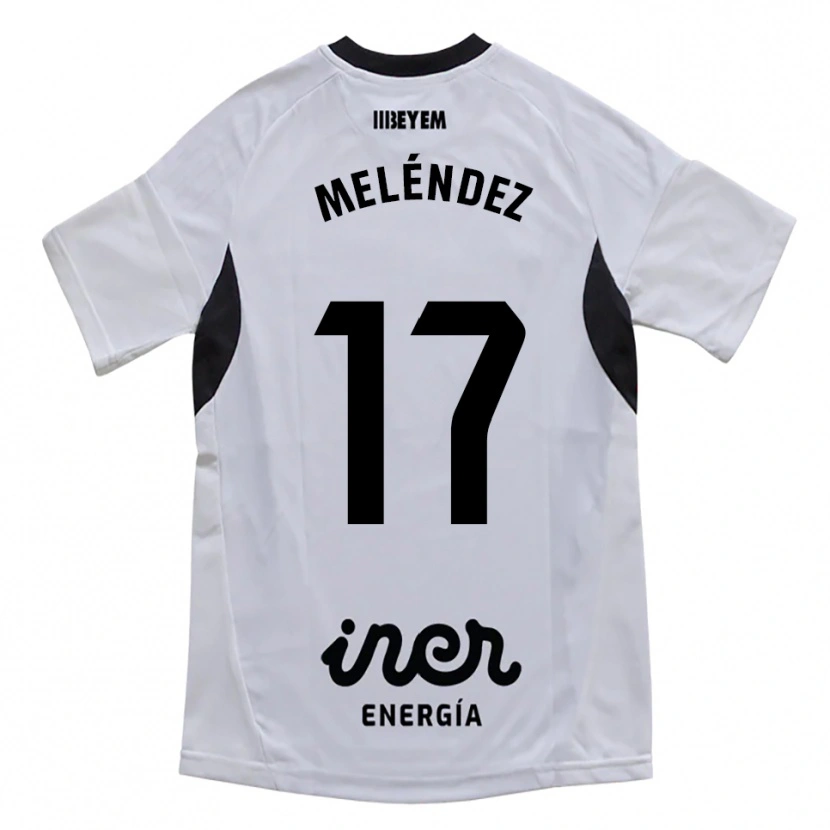 Danxen Kid Ale Meléndez #17 White Purple Home Jersey 2025/26 T-Shirt