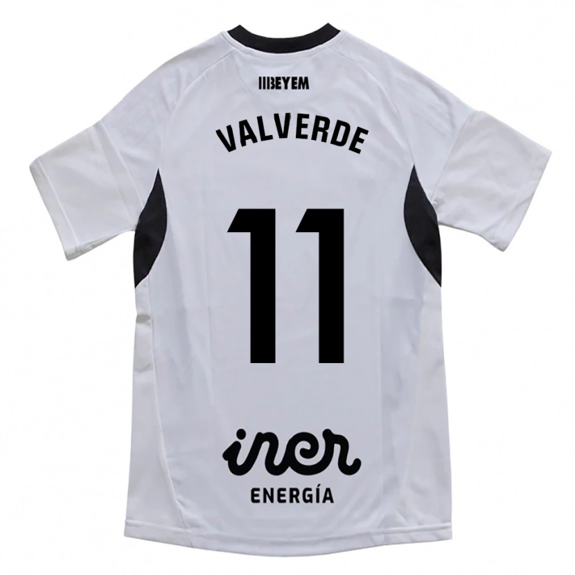 Danxen Kid Victor Valverde #11 White Purple Home Jersey 2025/26 T-Shirt