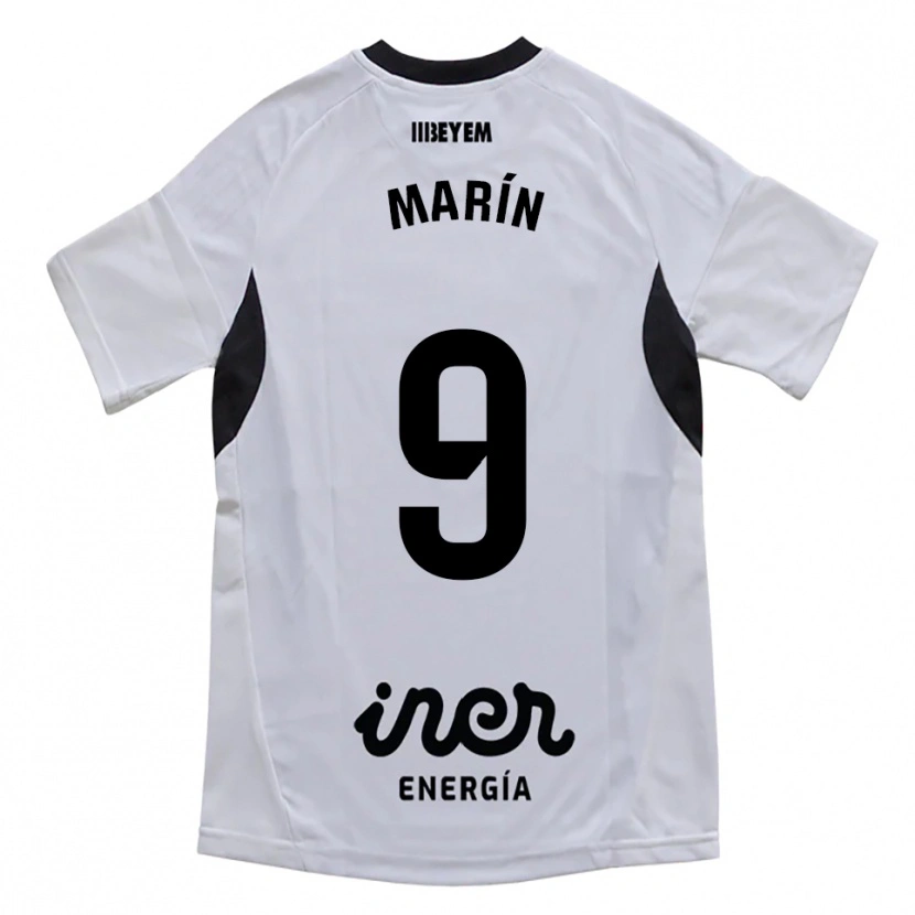 Danxen Kid Higinio Marín #9 White Purple Home Jersey 2025/26 T-Shirt