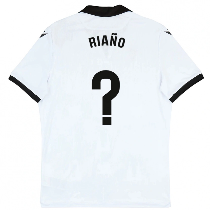 Danxen Kid Marcos Riaño #0 White Black Home Jersey 2025/26 T-Shirt