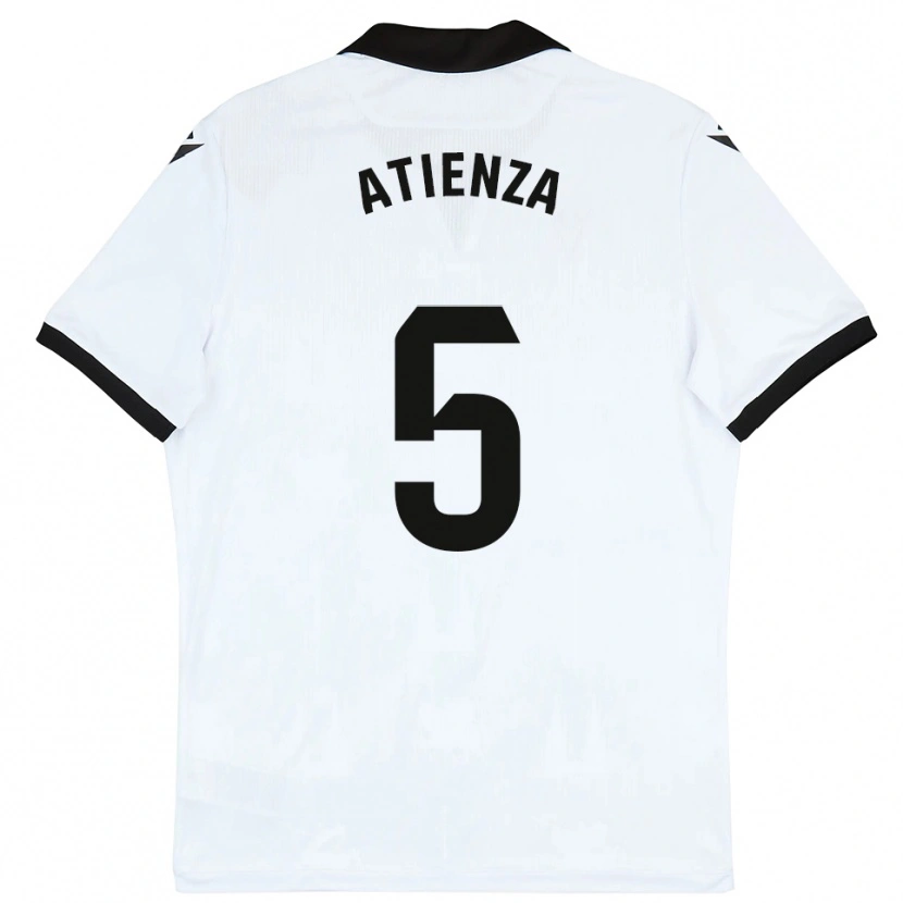 Danxen Kid Miguel Atienza #5 White Black Home Jersey 2025/26 T-Shirt